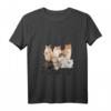 Damen Crazy Cat Lady Katzen Kostüm - Lustiges Fasching T-Shirt mit V-Ausschnitt für Karneval, Party & Junggesellenabschied
