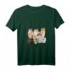 Damen Crazy Cat Lady Katzen Kostüm - Lustiges Fasching T-Shirt mit V-Ausschnitt für Karneval, Party & Junggesellenabschied