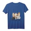 Damen Crazy Cat Lady Katzen Kostüm - Lustiges Fasching T-Shirt mit V-Ausschnitt für Karneval, Party & Junggesellenabschied