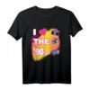 90er Jahre Party Outfit Kostüm T-Shirt - Retro Design mit I Love The 90s Spruch für nostalgische Partys