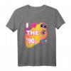 90er Jahre Party Outfit Kostüm T-Shirt - Retro Design mit I Love The 90s Spruch für nostalgische Partys