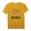 No War, Frieden, Antikrieg T-Shirt  Ausdruck für Frieden und Gegen Krieg, ideales Geschenk für Friedensaktivisten