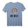 No War, Frieden, Antikrieg T-Shirt  Ausdruck für Frieden und Gegen Krieg, ideales Geschenk für Friedensaktivisten