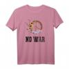 No War, Frieden, Antikrieg T-Shirt  Ausdruck für Frieden und Gegen Krieg, ideales Geschenk für Friedensaktivisten