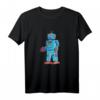 Vintage Retro Roboter Kunst T-Shirt  Wissenschaft & Mathe Geschenk für Kinder, Ingenieure & Tech-Nerds zum Geburtstag