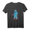 Vintage Retro Roboter Kunst T-Shirt  Wissenschaft & Mathe Geschenk für Kinder, Ingenieure & Tech-Nerds zum Geburtstag