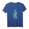 Vintage Retro Roboter Kunst T-Shirt  Wissenschaft & Mathe Geschenk für Kinder, Ingenieure & Tech-Nerds zum Geburtstag