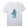 Vintage Retro Roboter Kunst T-Shirt  Wissenschaft & Mathe Geschenk für Kinder, Ingenieure & Tech-Nerds zum Geburtstag