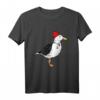 Küsten Möwe mit Mütze T-Shirt  Meer, Hafen & Strand Design für Norddeutsche, Segler & Meeresliebhaber