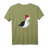 Küsten Möwe mit Mütze T-Shirt  Meer, Hafen & Strand Design für Norddeutsche, Segler & Meeresliebhaber