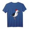 Küsten Möwe mit Mütze T-Shirt  Meer, Hafen & Strand Design für Norddeutsche, Segler & Meeresliebhaber
