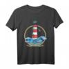 Leuchtturm Meer Möwe - Küste - Norden Moin T-Shirt für Norddeutschland-Fans, Meerliebhaber & Küstenstolz