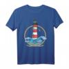 Leuchtturm Meer Möwe - Küste - Norden Moin T-Shirt für Norddeutschland-Fans, Meerliebhaber & Küstenstolz