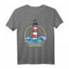 Leuchtturm Meer Möwe - Küste - Norden Moin T-Shirt für Norddeutschland-Fans, Meerliebhaber & Küstenstolz