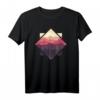 Wald Natur Quadrat Minimalismus T-Shirt - Stilvolles Geometrie-Design für Naturliebhaber