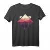 Wald Natur Quadrat Minimalismus T-Shirt - Stilvolles Geometrie-Design für Naturliebhaber