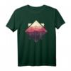 Wald Natur Quadrat Minimalismus T-Shirt - Stilvolles Geometrie-Design für Naturliebhaber