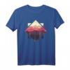 Wald Natur Quadrat Minimalismus T-Shirt - Stilvolles Geometrie-Design für Naturliebhaber