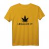 LEGALIZE IT T-Shirt für Kiffer, Weed Liebhaber & Befürworter der Legalisierung  Perfekt für Festivals, Partys & Alltag