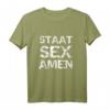 Staatsexamen Staat Sex Amen T-Shirt  Lustiges Jura Shirt für Jurastudenten und angehende Anwälte