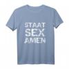 Staatsexamen Staat Sex Amen T-Shirt  Lustiges Jura Shirt für Jurastudenten und angehende Anwälte
