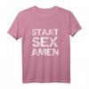 Staatsexamen Staat Sex Amen T-Shirt  Lustiges Jura Shirt für Jurastudenten und angehende Anwälte
