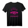 18 Jahre Bitte Eintragen - Personalisierbares Gästeliste T-Shirt für den 18. Geburtstag, Party & Überraschungsgeschenk für Teenager