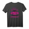 18 Jahre Bitte Eintragen - Personalisierbares Gästeliste T-Shirt für den 18. Geburtstag, Party & Überraschungsgeschenk für Teenager
