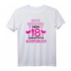 18 Jahre Bitte Eintragen - Personalisierbares Gästeliste T-Shirt für den 18. Geburtstag, Party & Überraschungsgeschenk für Teenager