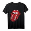 Rolling Stones Offizielles Zunge im Used-Look Langarmshirt - Authentisches Band-Merchandise für Fans