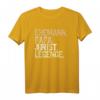 Herren 'Ehemann Papa Jurist Legende' T-Shirt  Vintage Spruch Design für Juristen, Absolventen & Rechtswissenschaftler