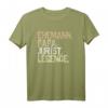 Herren 'Ehemann Papa Jurist Legende' T-Shirt  Vintage Spruch Design für Juristen, Absolventen & Rechtswissenschaftler