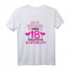 18 Jahre Bitte Eintragen - Gästeliste T-Shirt für Geburtstagsfeier, Überraschungsparty & Volljährigkeit  Perfektes Geschenk zum 18. Geburtstag