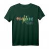18. Geburtstag Shirt Geschenk Rainbow Hashtag - Lustiges und feminines Geburtstags T-Shirt für Mädchen, Tochter & Schwester
