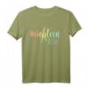 18. Geburtstag Shirt Geschenk Rainbow Hashtag - Lustiges und feminines Geburtstags T-Shirt für Mädchen, Tochter & Schwester