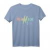 18. Geburtstag Shirt Geschenk Rainbow Hashtag - Lustiges und feminines Geburtstags T-Shirt für Mädchen, Tochter & Schwester