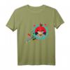 Angry Birds Red Geometric Pop Art T-Shirt - Offizielles Merchandise für Fans in bunten Farben für Kinder, Damen & Herren