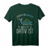 Dativ Genetiv Schwimmer Schwimmen Grammatik Lehrer T-Shirt  Lustiges Geschenk für Sprachliebhaber, Schwimmsport-Fans & Lehrer