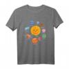 Sonnensystem mit Planeten für Kinder oder Lehrer T-Shirt  Lustiges Lernshirt für Junior-Astronauten, Geburtstage & Weihnachten