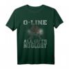 Offensive Lineman All Guts No Glory Fußball T-Shirt  Perfekt für Schul- und College-Offensivlinemen, die ihre Stärke zeigen