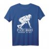 Pfannkuchen serviert täglich - Lustiges Football T-Shirt für Fans, Spieler, Trainer & Pancake Lovers für Spieltage & Training