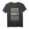 Fernfahrer Verneigt euch ihr Narren seine Majestät der LKW T-Shirt  Lustiges Geschenk für Brummifahrer zu Geburtstag, Vatertag & Weihnachten
