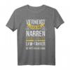 Fernfahrer Verneigt euch ihr Narren seine Majestät der LKW T-Shirt  Lustiges Geschenk für Brummifahrer zu Geburtstag, Vatertag & Weihnachten