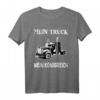 Herren Trucker Mein Truck Mein Königreich T-Shirt  Witziges Geschenk für LKW Fahrer und Berufskraftfahrer, perfekt für lange Touren & Kollegen