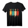 Retro-Holz | Vintage-Wald | Lumberjack Woodworker T-Shirt  Perfektes Geschenk für Holzfäller, Vater, Mutter & Familienmitglieder zu Weihnachten, Geburtstag & Vatertag