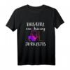 Damen This Girl Can Driving Forklifts Gabelstapler Stapler Fahrerin Logistik T-Shirt  Geschenk für Staplerfahrerinnen & Lagerfacharbeiter mit Staplerschein