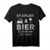 Herren Staplerfahrer T-Shirt mit lustigem Gabelstapler Spruch - Perfektes Geschenk für Lageristen, Papa & Ehemann im Logistikbereich