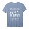 Herren Staplerfahrer T-Shirt mit lustigem Gabelstapler Spruch - Perfektes Geschenk für Lageristen, Papa & Ehemann im Logistikbereich