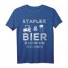 Herren Staplerfahrer T-Shirt mit lustigem Gabelstapler Spruch - Perfektes Geschenk für Lageristen, Papa & Ehemann im Logistikbereich