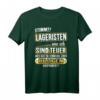 Herren T-Shirt Lagerist Lagerlogistik Logistiker Geschenk mit Spruch  Lustiges Arbeitsspruch T-Shirt für Beruf, Weihnachten & Geburtstag
